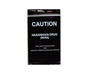 Zip Bag BLACK - Hazardous Drug