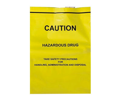 Zip Bag YELLOW - Hazardous Drug