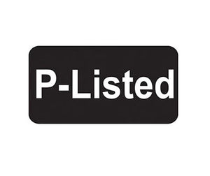 P-Listed Sticker